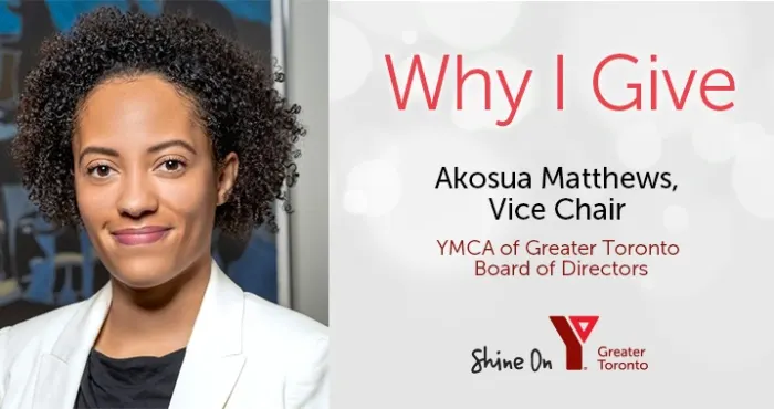 “We need to make up for lost time” | Akosua Matthews shares her motivations for supporting the Y