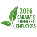 Canada's Greenest Top Employer 2016 Logo