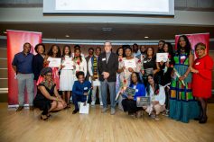 2023 Black Achievers graduates, mentors, program staff, and other YMCA of Greater Toronto staff.