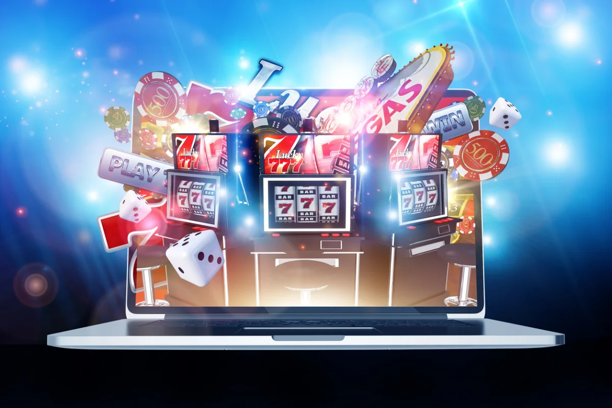 Online Casino Gambling stock photo