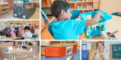 6 cardboard projects for children that build creativity, focus, and connection