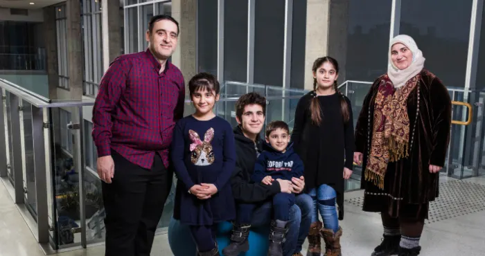 Newcomer family gives back to their new home