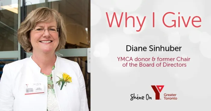 YMCA donor & former Chair of the Board of Directors helps re-ignite community spirit