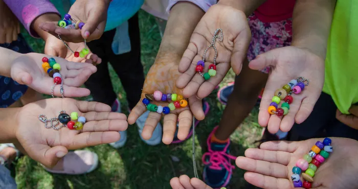 Campers achieve personal success and confidence with YMCA Value Beads program