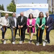 Bridletowne Neighbourhood Centre in Scarborough, Ontario breaks ground at celebratory event hosted by Scarborough Health Network, United Way Greater Toronto and the YMCA of Greater Toronto