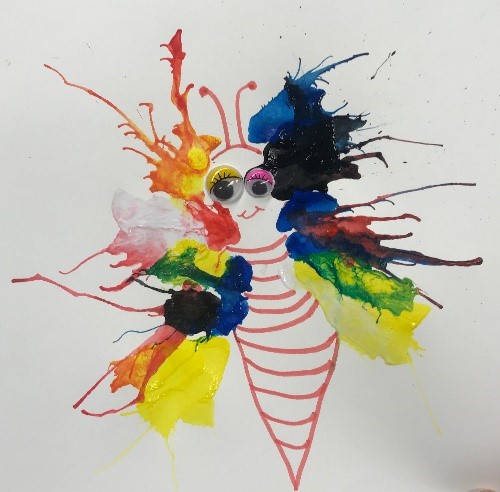Art for Kids: Blow Painting