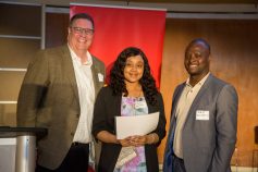 Daneka Dailey receives her Desjardins scholarship